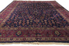 8 x 10 - Navy Blue Antique Indian Kashan Rug - 76739