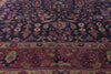 8 x 10 - Navy Blue Antique Indian Kashan Rug - 76739