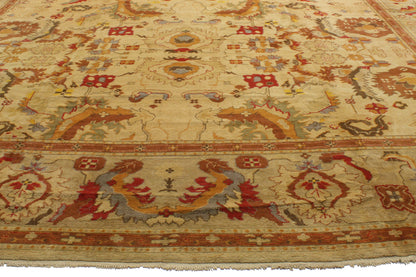 15 x 28 - Gold Vintage Portuguese Rug - 76751