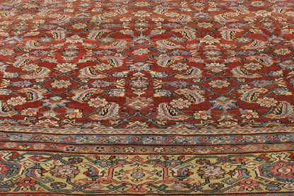 16 x 25 - Rust Antique Persian Farahan Rug - 76763