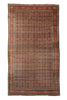13 x 23 - Navy Blue Antique Persian Bijar Rug - 76785