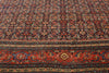 13 x 23 - Navy Blue Antique Persian Bijar Rug - 76785