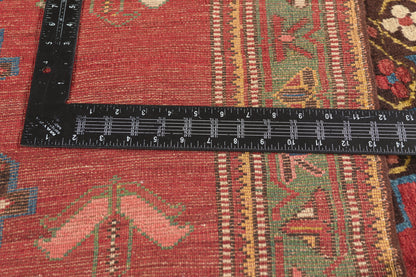 5 x 15 - Red Antique Caucasian Karabakh Rug - 76832