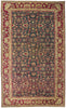 9 x 15 - Teal Antique Indian Agra Rug - 76839