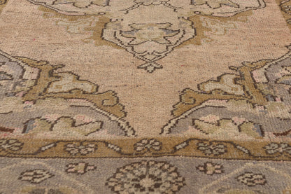 5 x 11 - Tan Vintage Turkish Oushak Rug - 76862