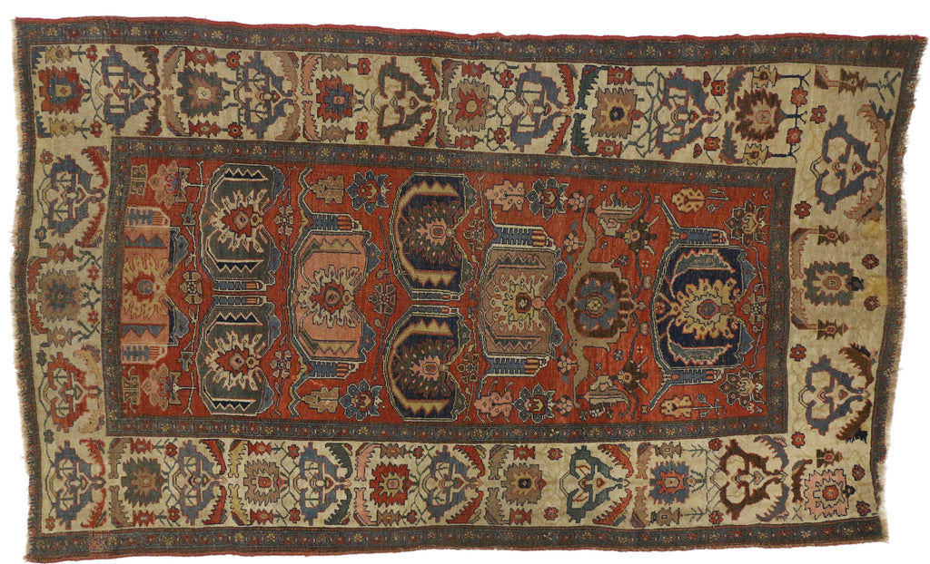 5 x 8 Antique Persian Bijar Rug 76879
