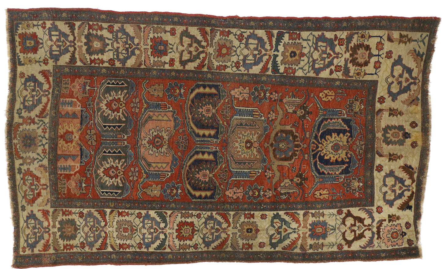 5 x 8 Antique Persian Bijar Rug 76879