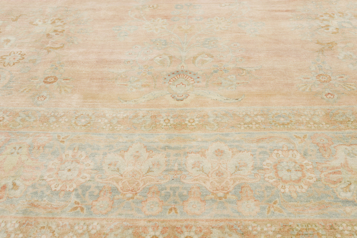 9 x 12 - Rust Antique Persian Kerman Rug - 76890