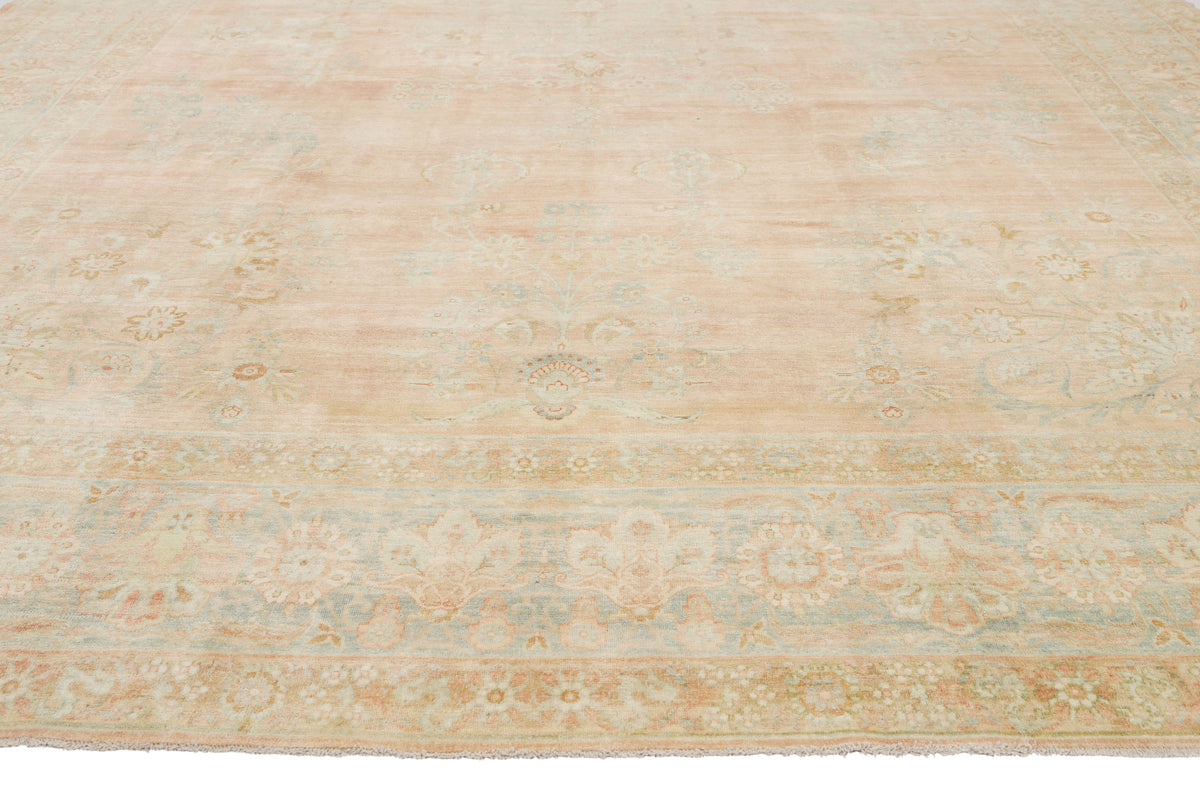 9 x 12 - Rust Antique Persian Kerman Rug - 76890