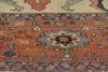 11 x 15 - Beige Antique Persian Serapi Rug - 76927