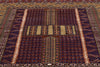 4 x 5 - Red Vintage Afghani Afghan Rug - 76995