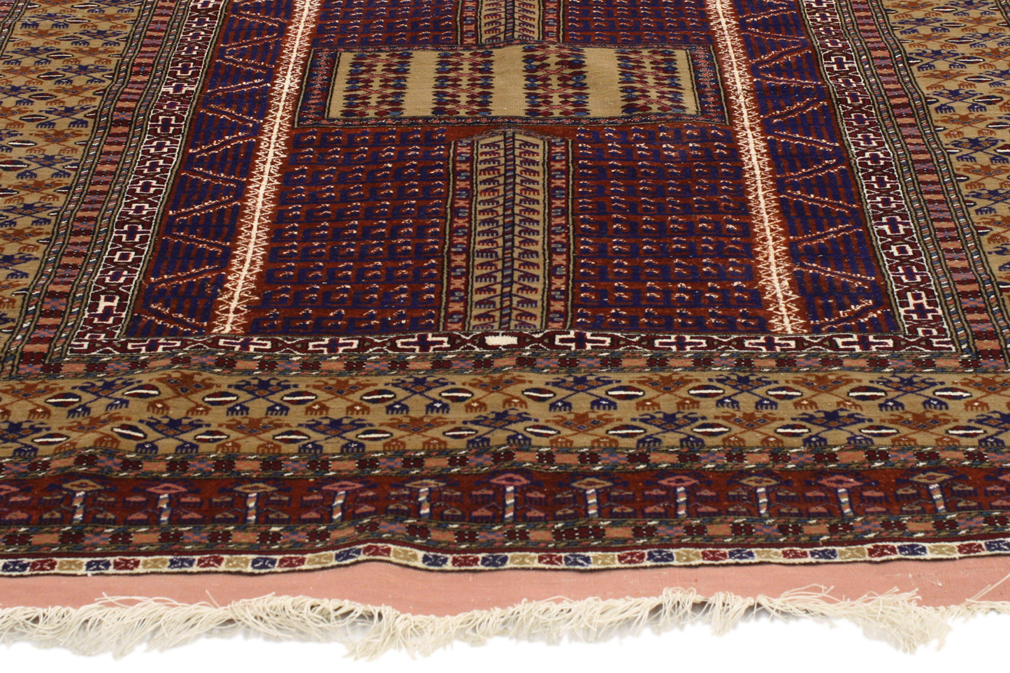 4 x 5 - Red Vintage Afghani Afghan Rug - 76995
