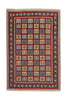 7 x 10 - Red Vintage Indian Gabbeh Rug - 77006