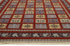 7 x 10 - Red Vintage Indian Gabbeh Rug - 77006