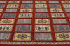 7 x 10 - Red Vintage Indian Gabbeh Rug - 77006