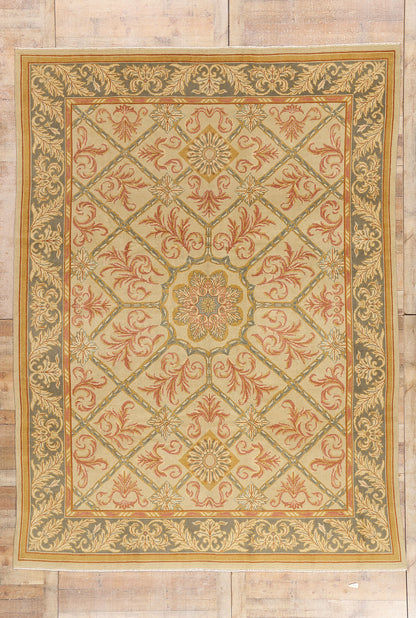 9 x 12 - Vintage Turkish Oushak Rug - 77116