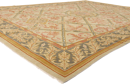 9 x 12 - Vintage Turkish Oushak Rug - 77116