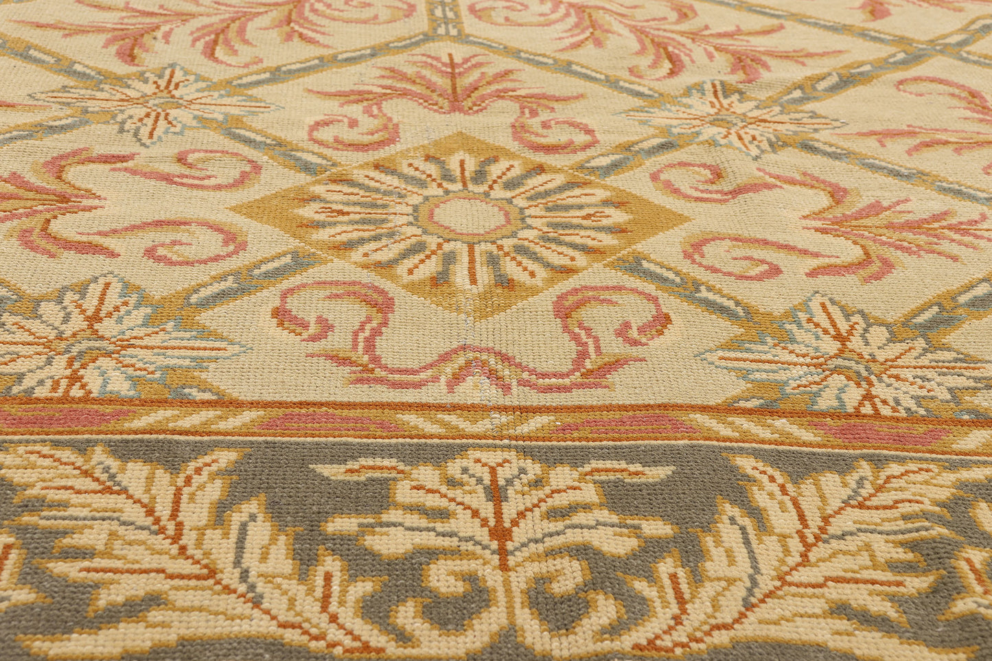 9 x 12 - Vintage Turkish Oushak Rug - 77116