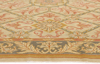 9 x 12 - Vintage Turkish Oushak Rug - 77116