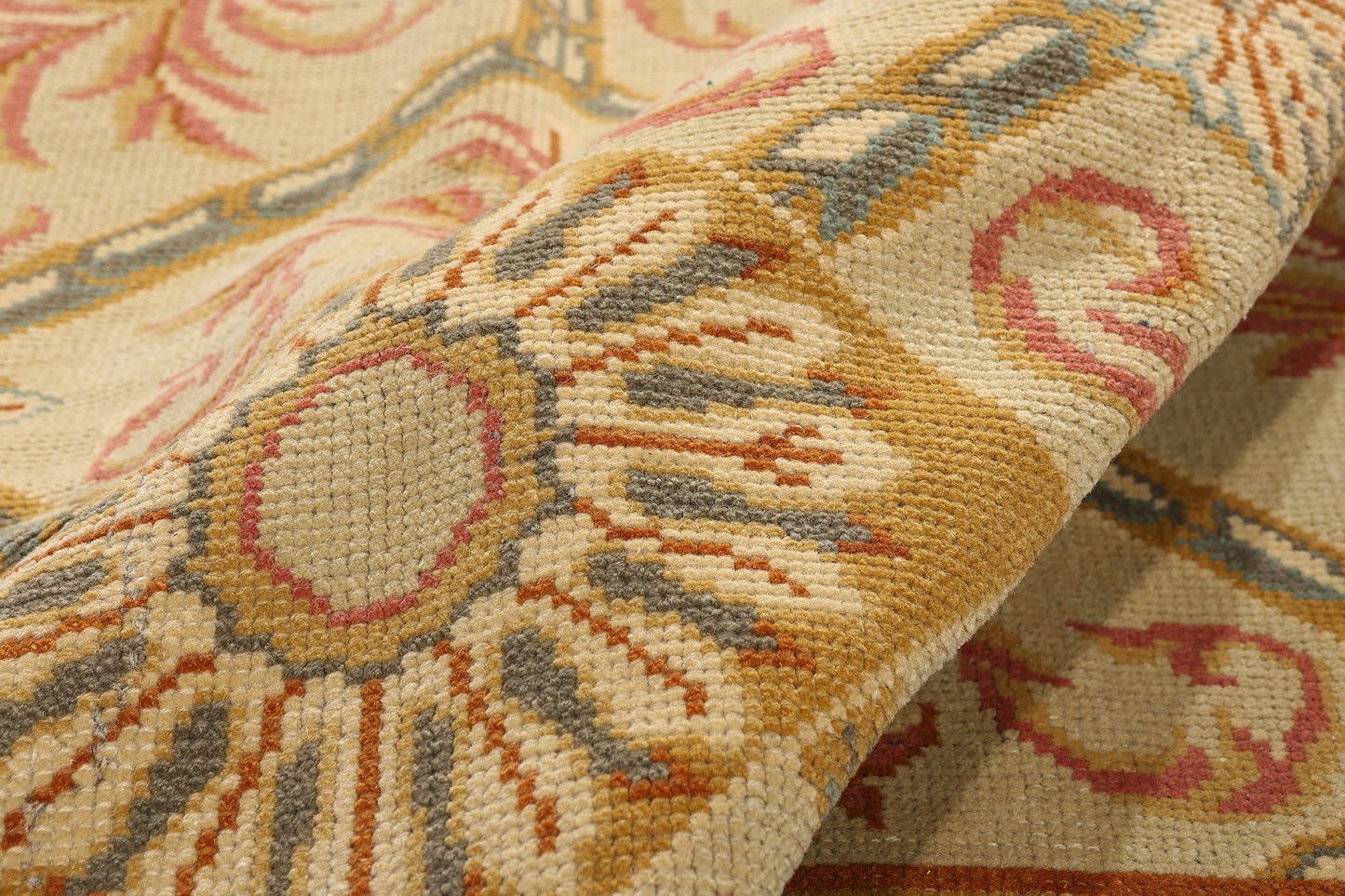 9 x 12 - Vintage Turkish Oushak Rug - 77116