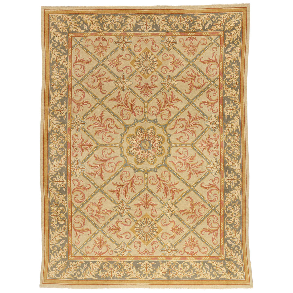 9 x 12 - Vintage Turkish Oushak Rug - 77116