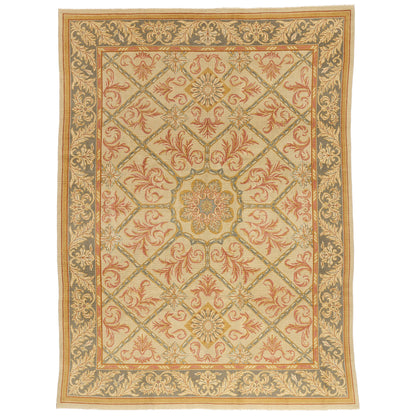 9 x 12 - Vintage Turkish Oushak Rug - 77116