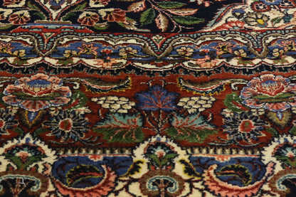 11 x 19 - Navy Blue Antique Persian Hamadan Rug - 77214