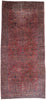 11 x 23 - Red Antique Persian Sarouk Rug - 77381
