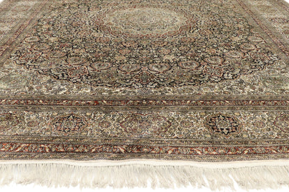 8 x 10 - Beige Vintage Turkish Hereke Rug - 77475
