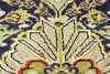 2 x 2 - Navy Blue Vintage Persian Kerman Rug - 77578