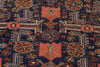 4 x 6 - Navy Blue Antique Persian Bijar Rug - 77611
