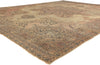 10 x 13 - Beige Antique Persian Kerman Rug - 77627
