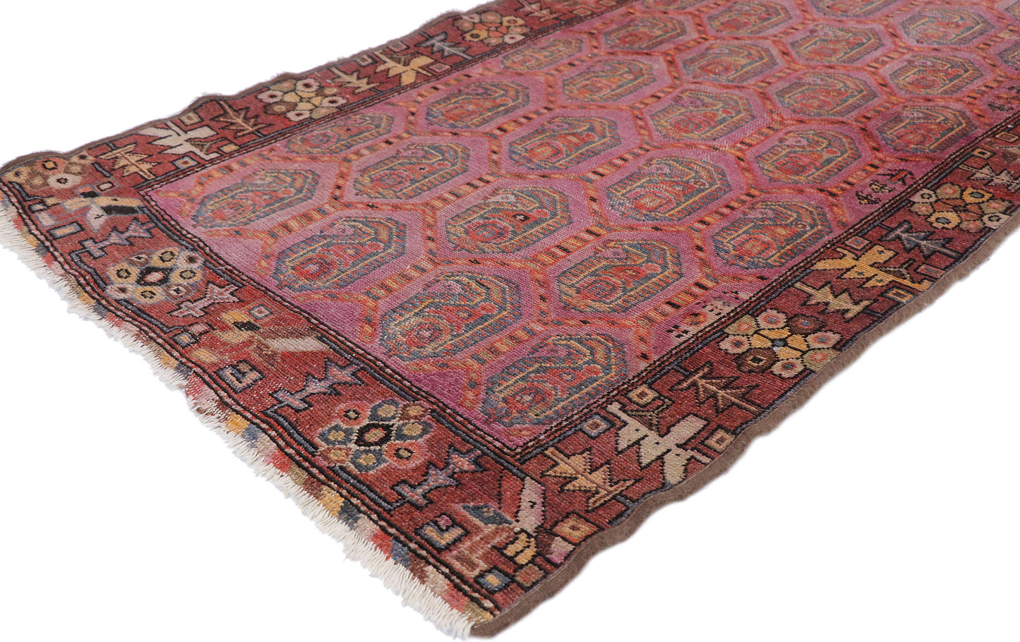 3 x 6 - Purple Antique Persian Malayer Rug - 77635