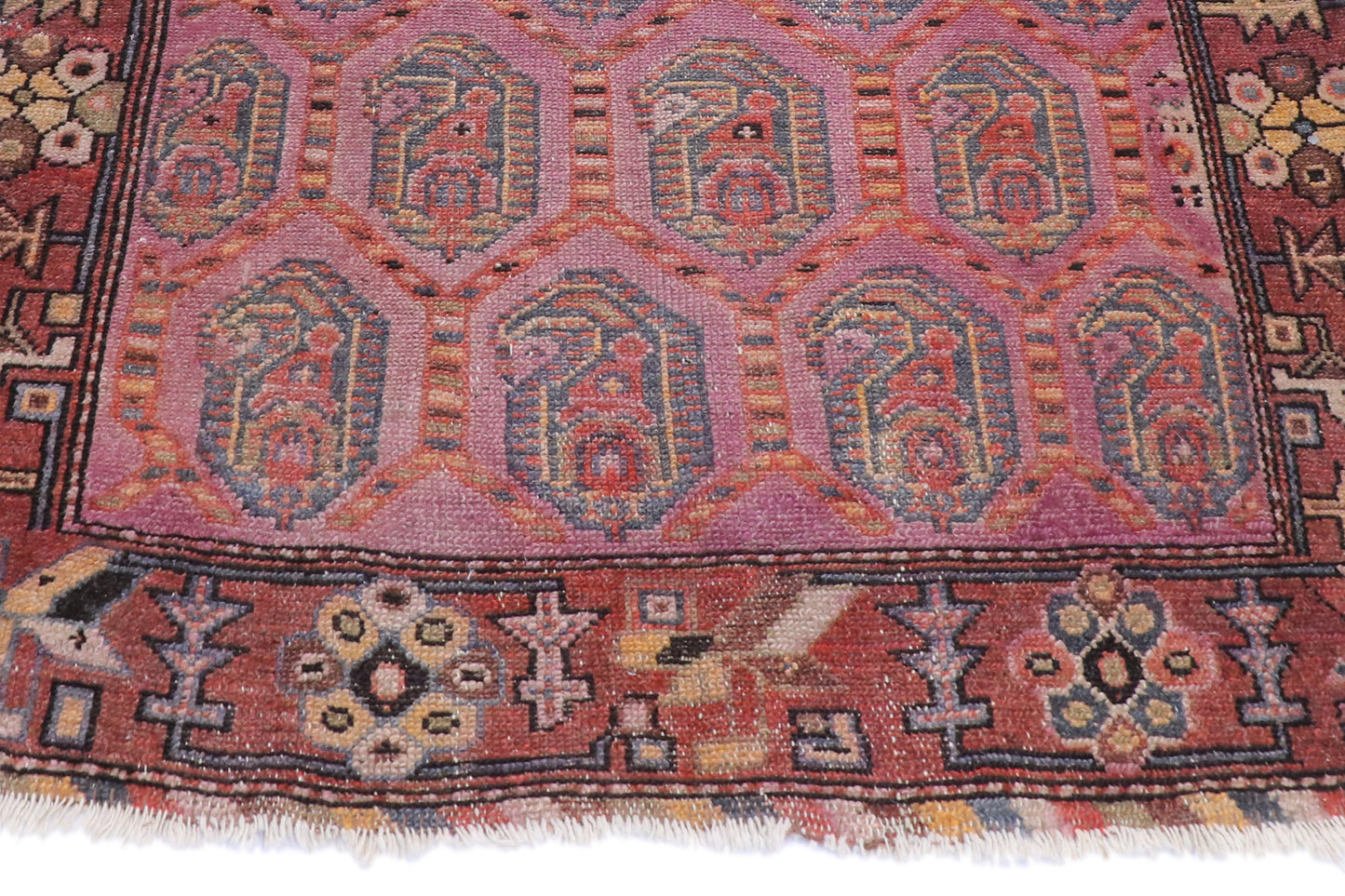 3 x 6 - Purple Antique Persian Malayer Rug - 77635
