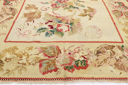 8 x 10 - Beige Antique Portugese Portuguese Rug - 77921