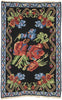 5 x 8 - Black Vintage Turkish Kilim Rug - 78009