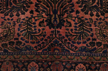 4 x 7 - Rust Antique Persian Sarouk Rug - 78029