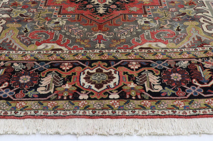 13 x 19 - Red Antique Persian Heriz Rug - 78065