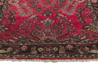 3 x 8 - Red Antique Persian Lilihan Rug - 78141