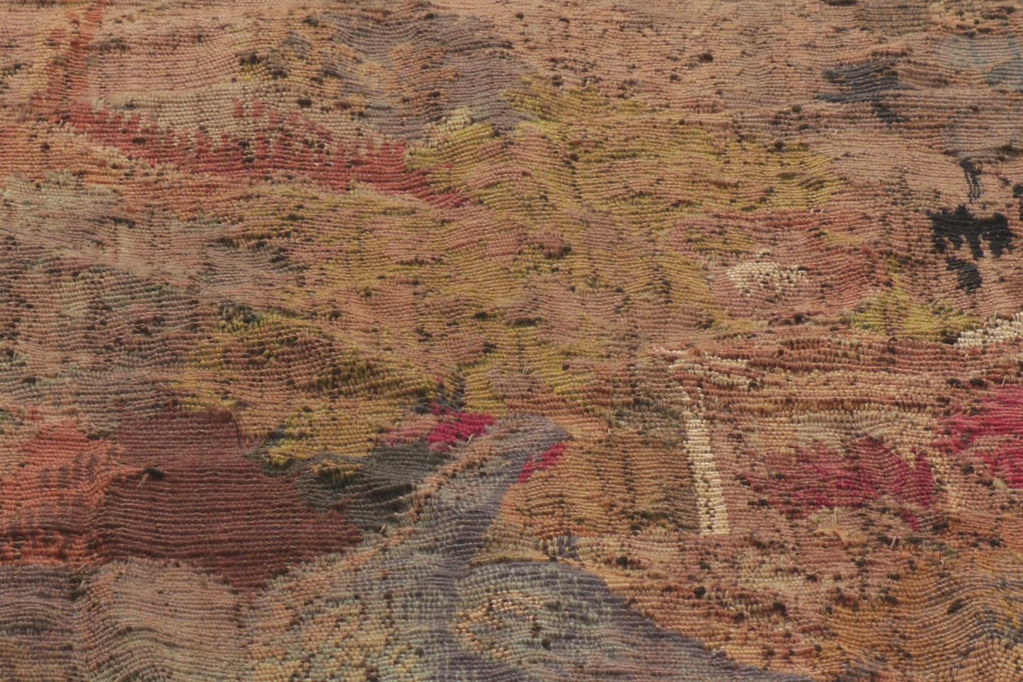 4 x 6 - Brown Antique French Tapestry Rug - 78236