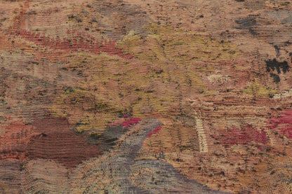 4 x 6 - Brown Antique French Tapestry Rug - 78236