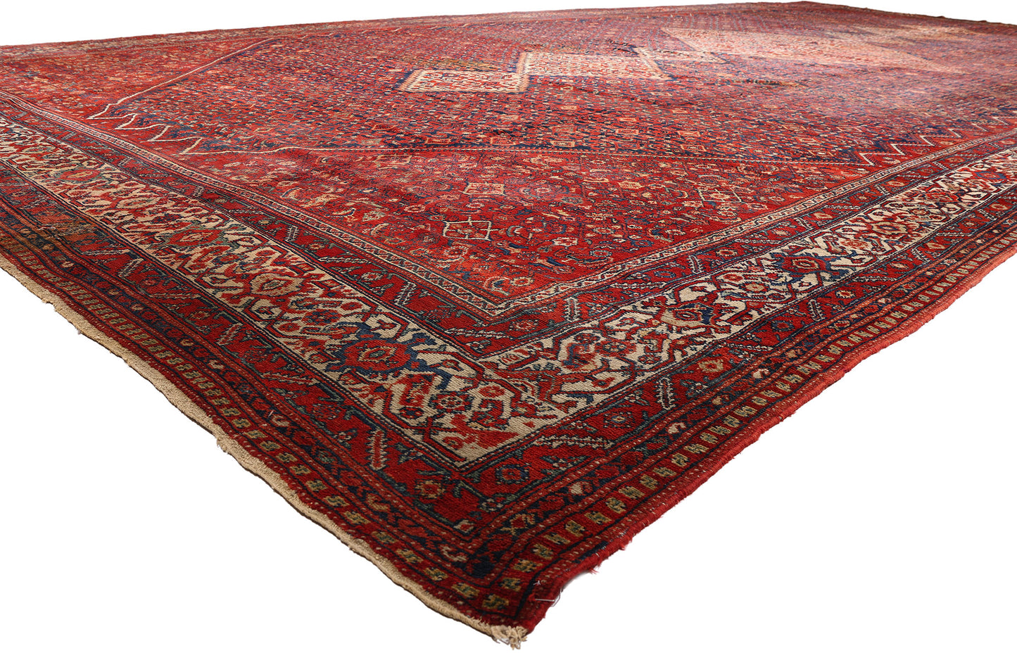 4 x 29 Red Antique Persian Malayer Rug 78324