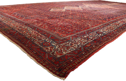 4 x 29 Red Antique Persian Malayer Rug 78324