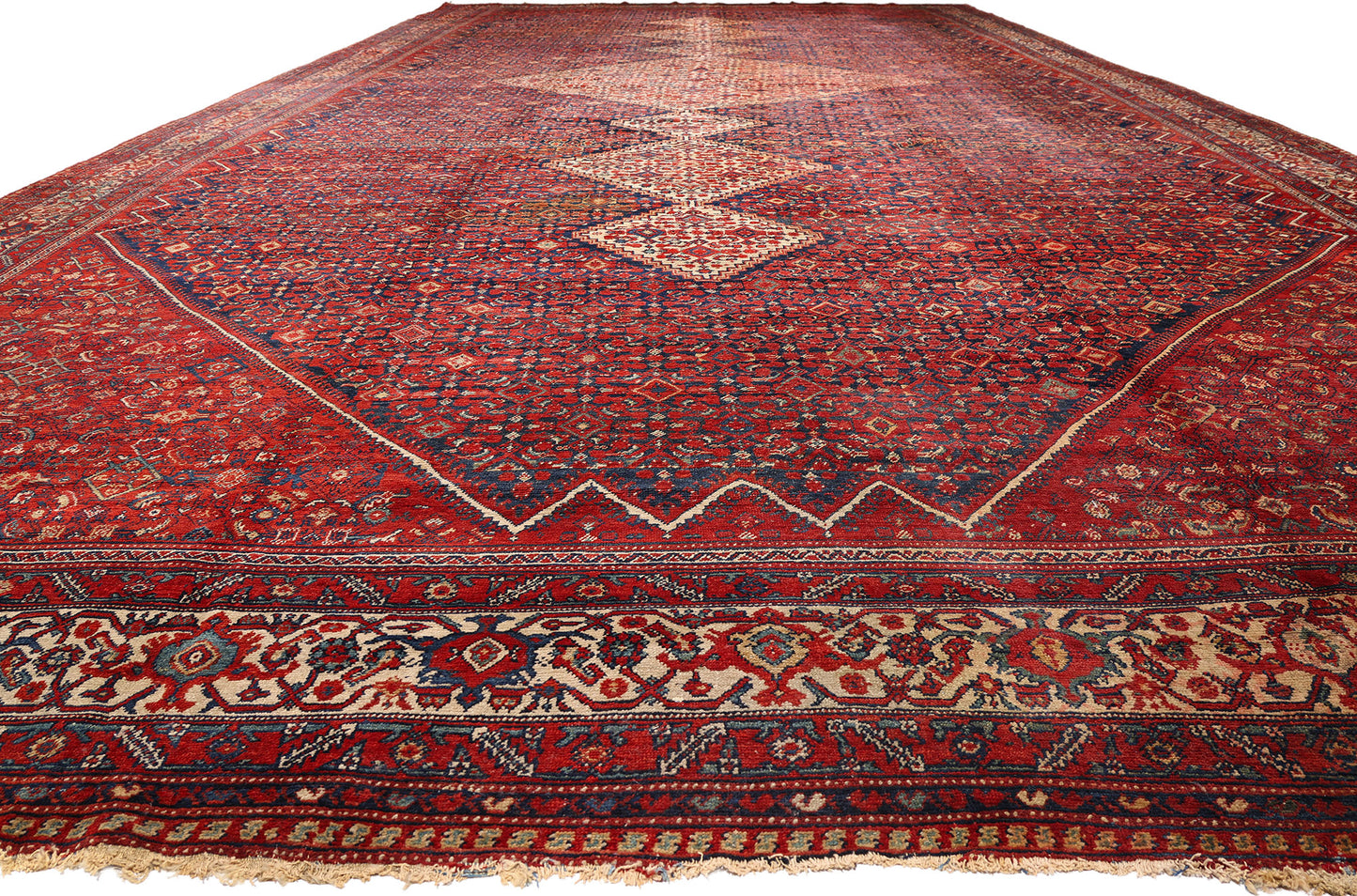 4 x 29 Red Antique Persian Malayer Rug 78324