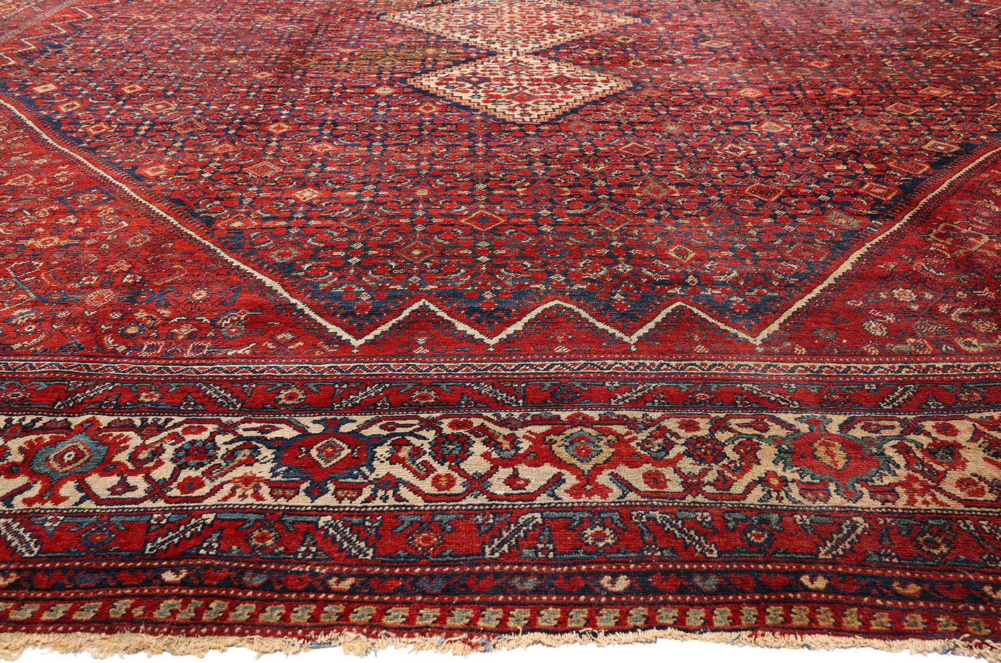4 x 29 Red Antique Persian Malayer Rug 78324