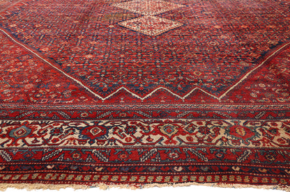 4 x 29 Red Antique Persian Malayer Rug 78324