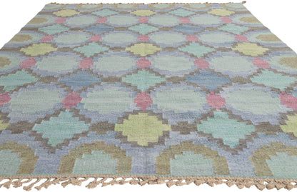 6 x 8 - Blue Vintage Swedish Rug - 78470