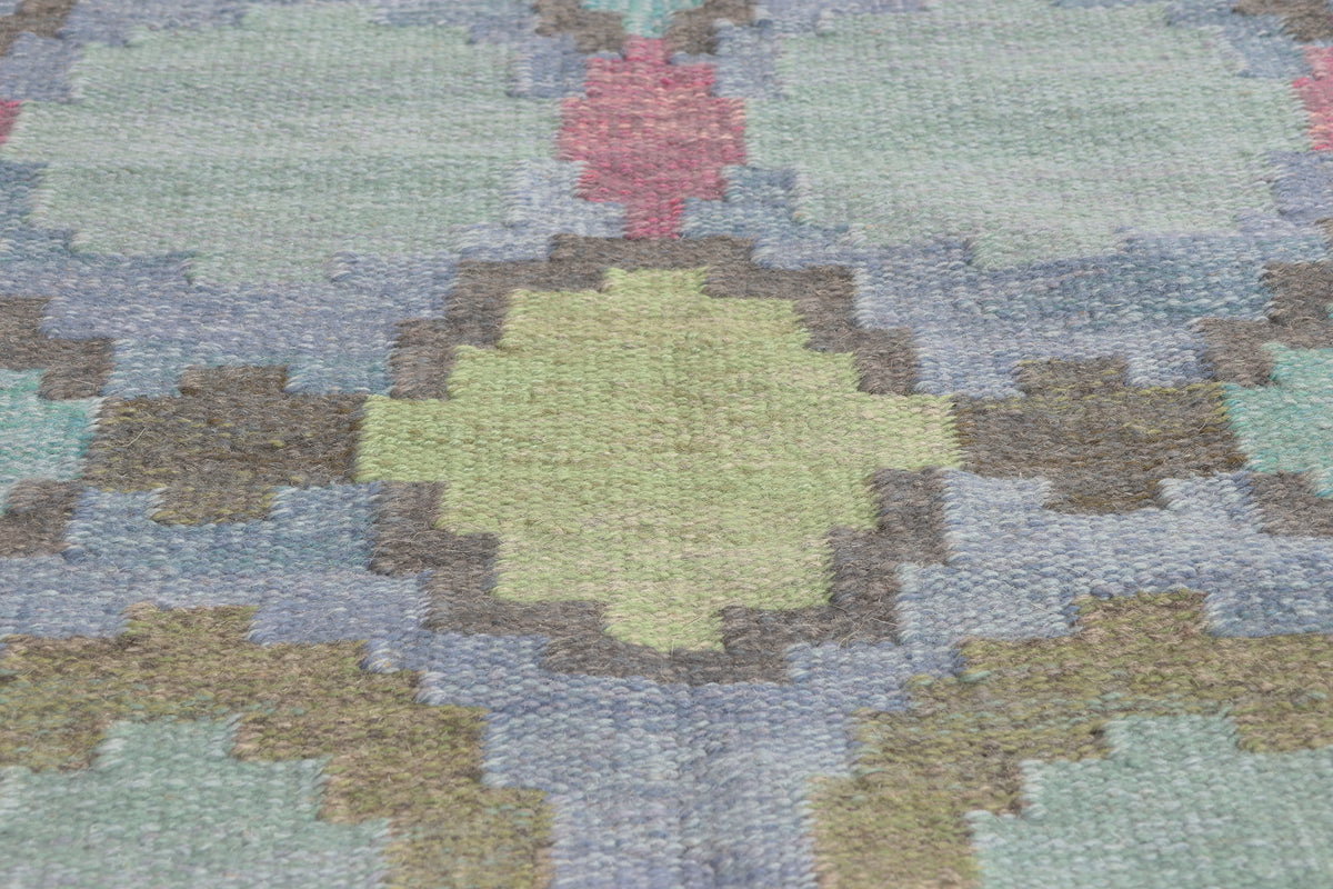 6 x 8 - Blue Vintage Swedish Rug - 78470