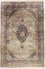 12 x 18 - Beige Vintage Chinese Qum Rug - 79157