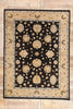 8 x 11 Vintage Black Oushak Rug 79276